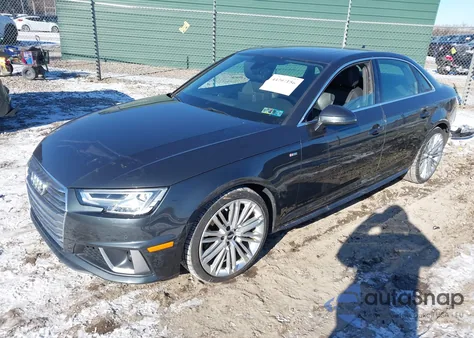 2019 Audi A4 45 Premium from USA, damaged, VIN WAUENAF47KN001883